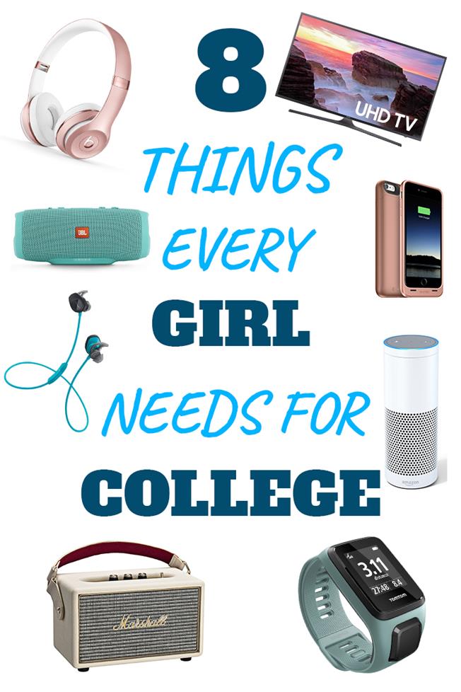 8 Things Every Girl Needs For College